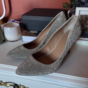 INC Rhinestone Heels - Size 10